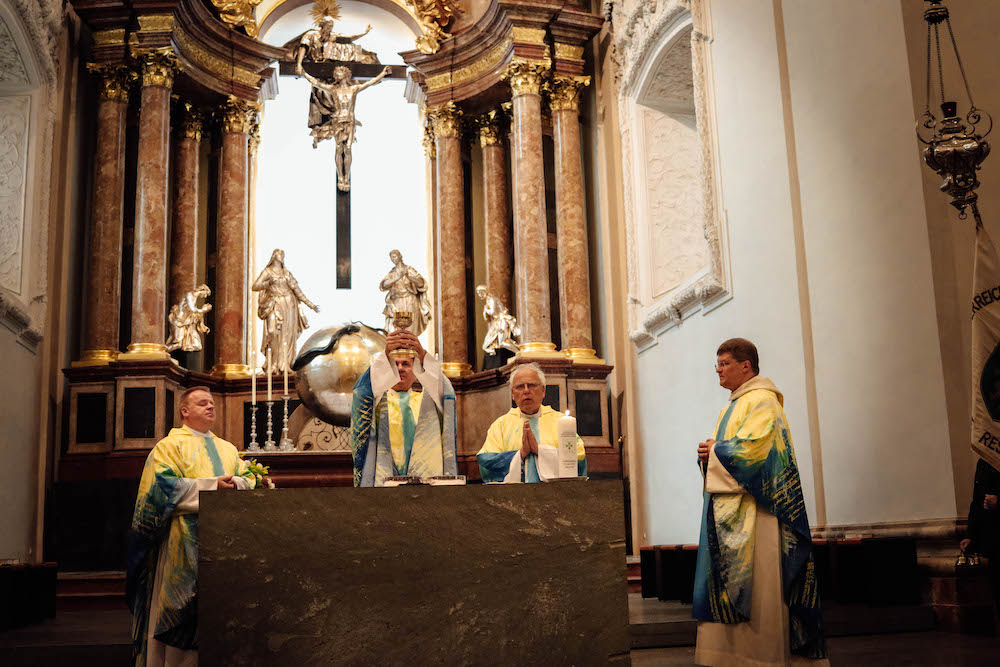 Große Steirische Landeswallfahrt des Österreichischen Kameradschaftsbundes Festmesse Basilika Mariazell