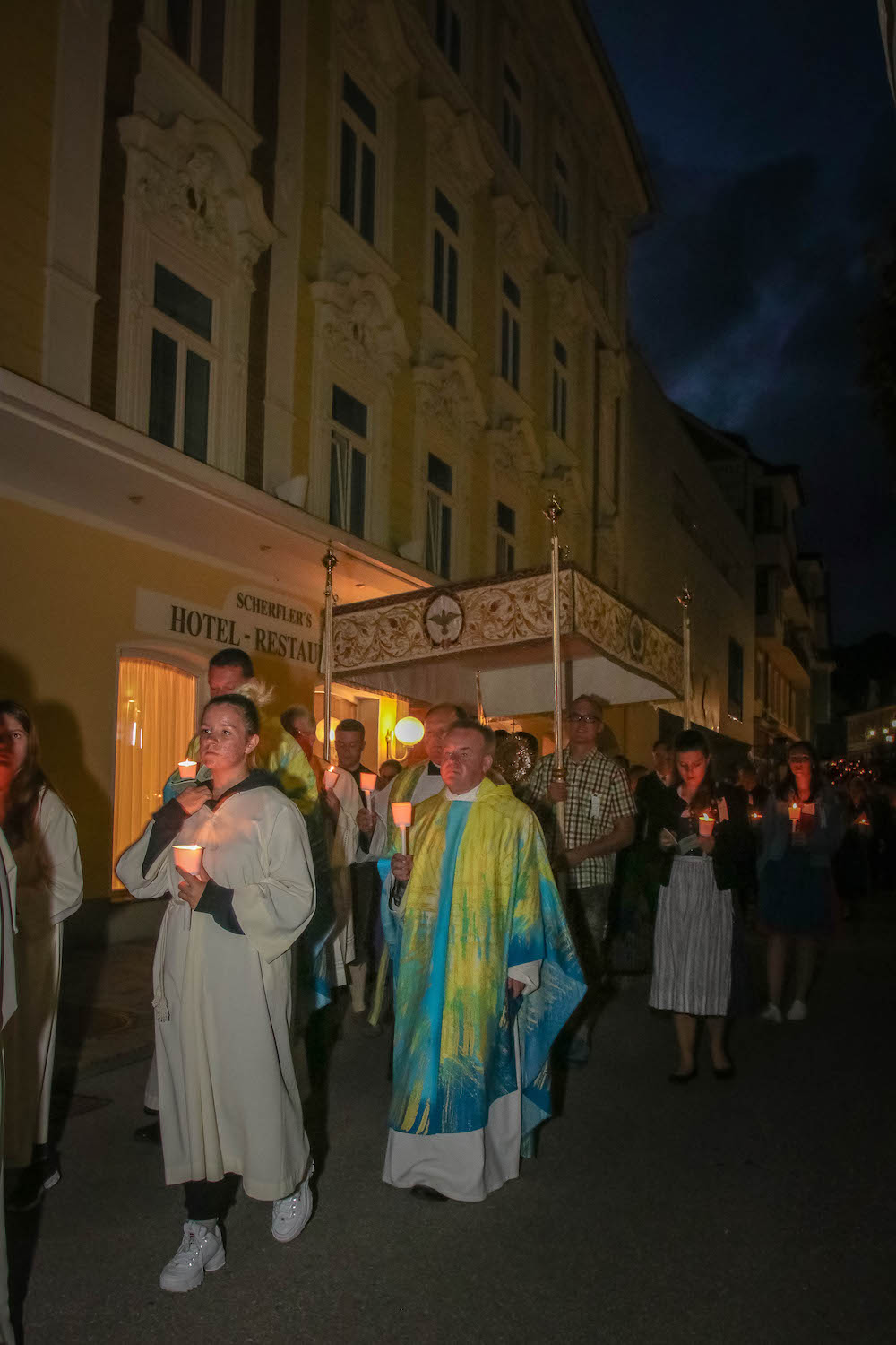 Lichterprozession der Niederösterreichischen Bauernbundwallfahrt