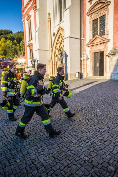 Großübung der Feuerwehren