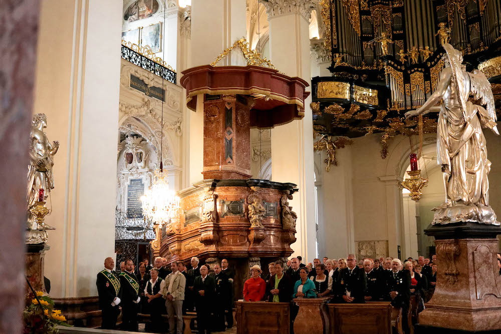 Große Steirische Landeswallfahrt des Österreichischen Kameradschaftsbundes Festmesse Basilika Mariazell