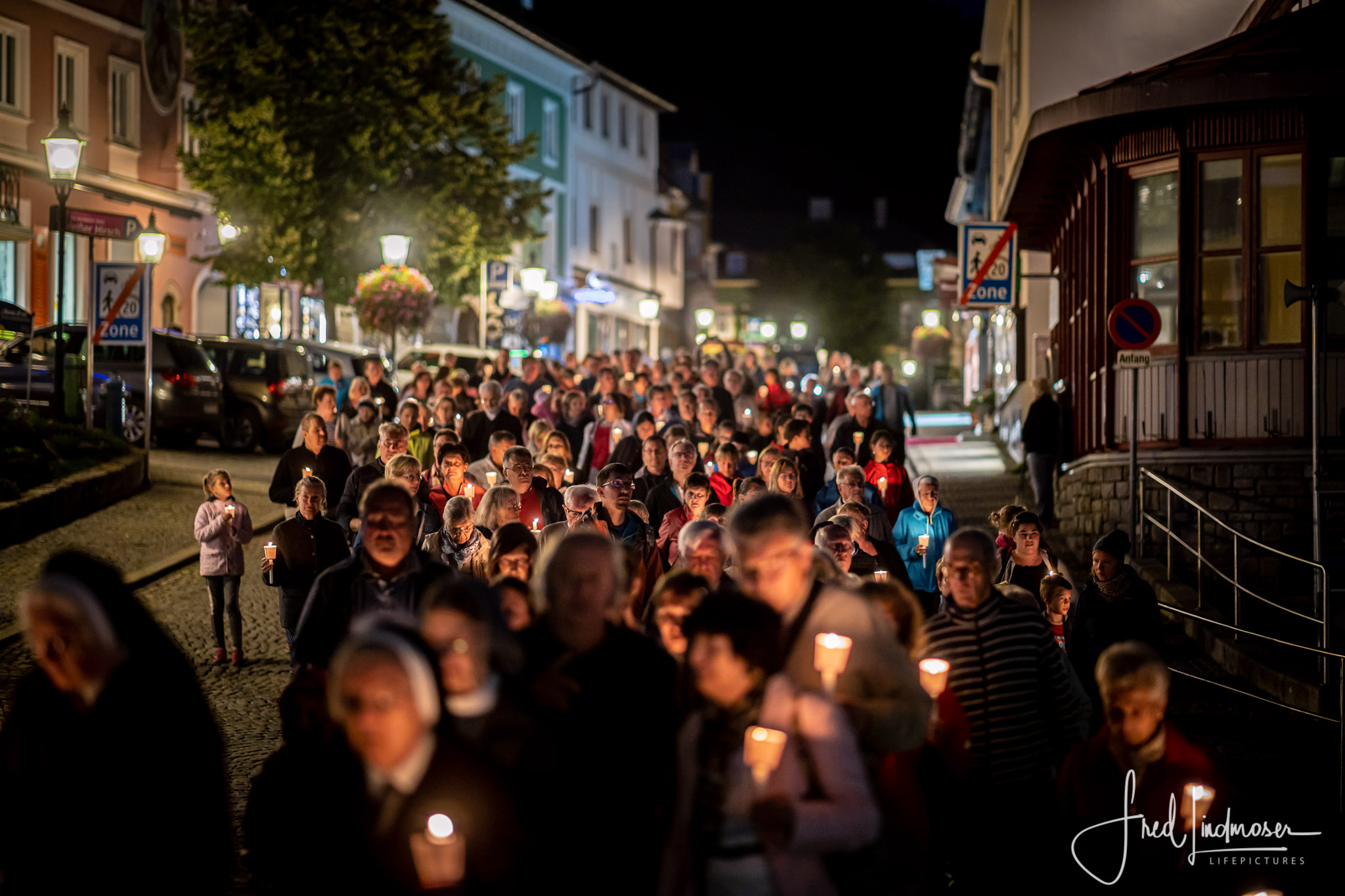 Große Lichterprozession in Mariazell Mariä Himmelfahrt 2019