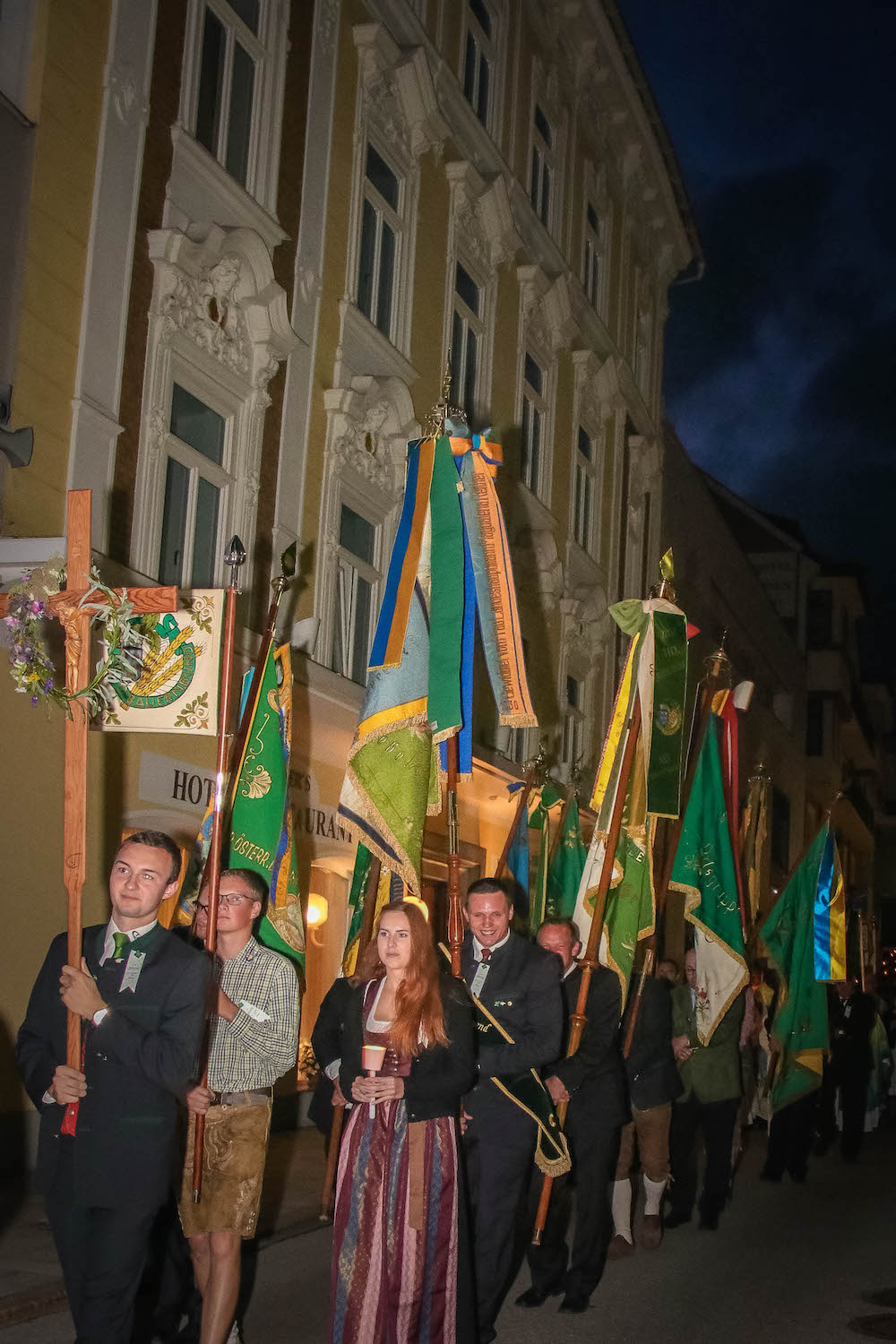 Lichterprozession der Niederösterreichischen Bauernbundwallfahrt