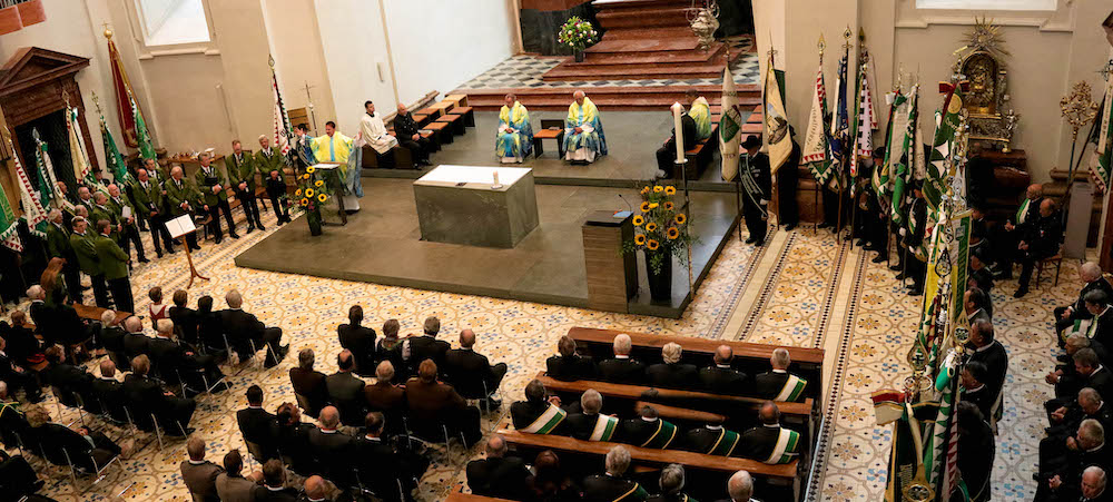 Große Steirische Landeswallfahrt des Österreichischen Kameradschaftsbundes Festmesse Basilika Mariazell